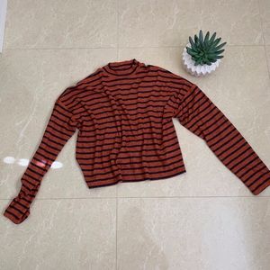 Striped Crop Top
